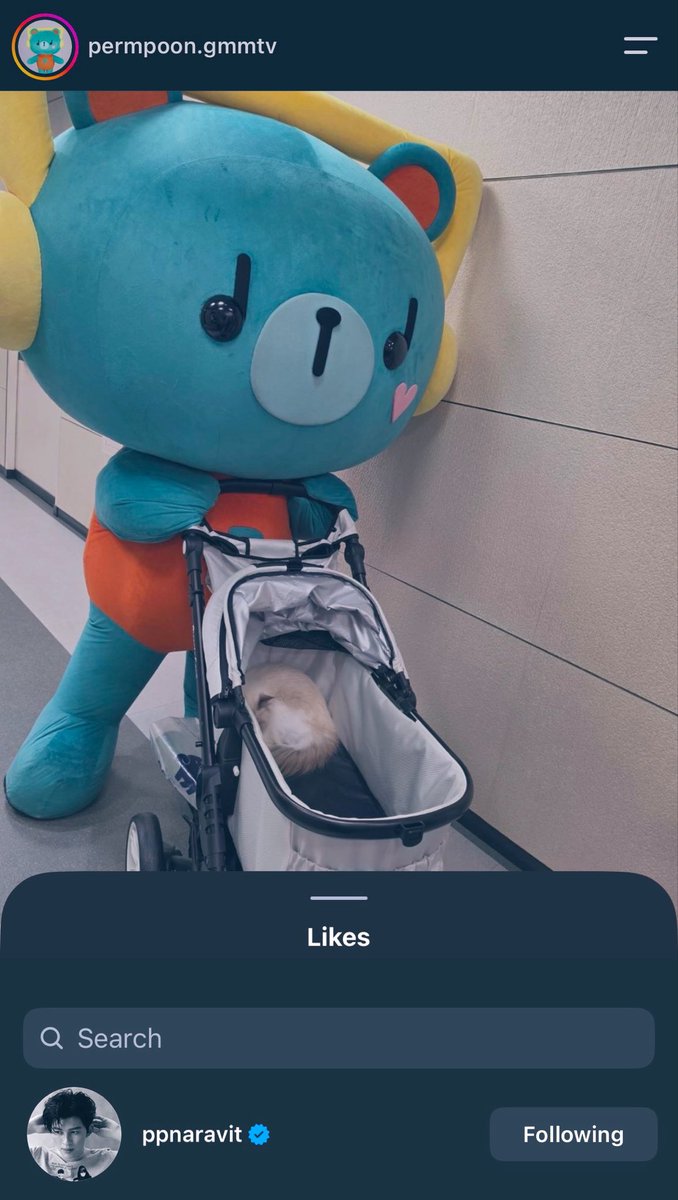 ilupond's tweet photo. Thun Pond is so happy that P’Perm met Hana today, he has given his heart too. https://t.co/A7fGnXa5Gf