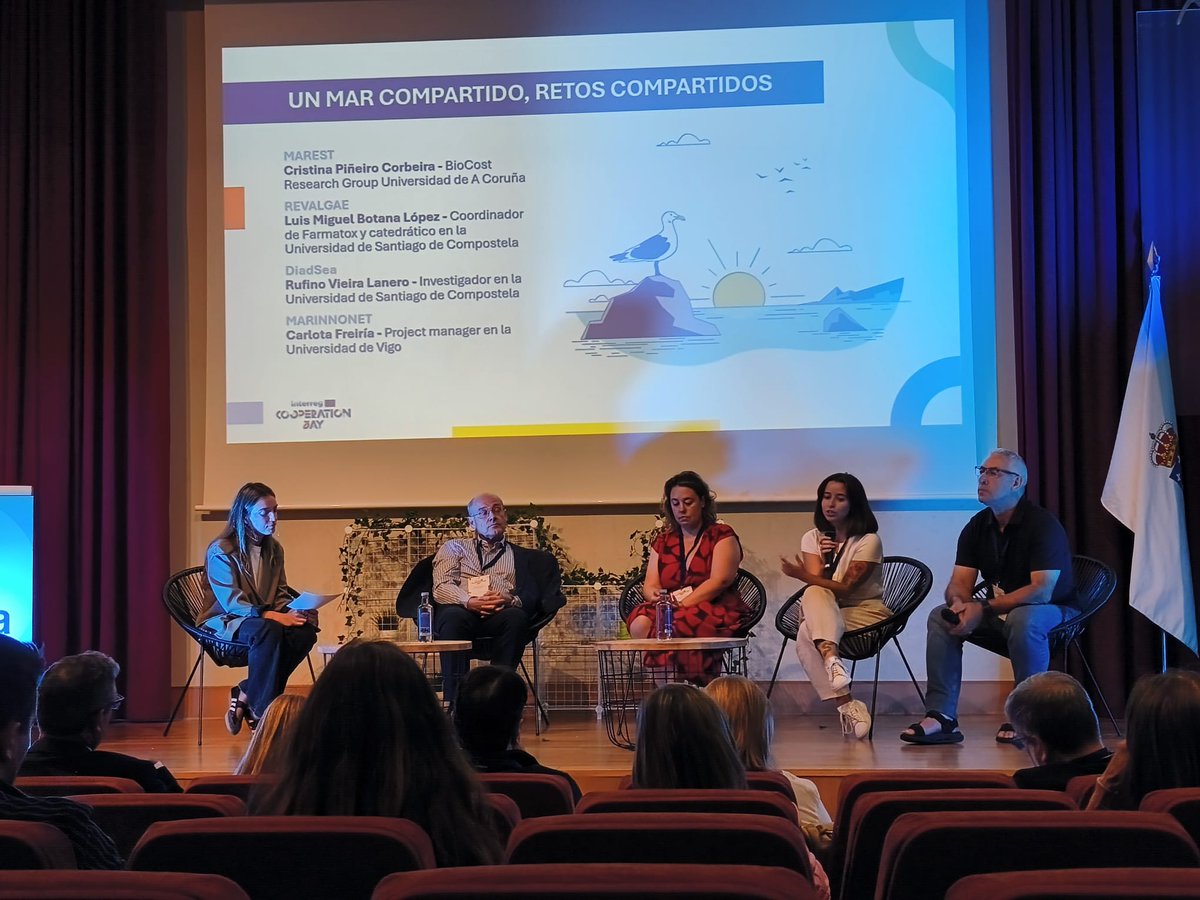 CIM_Uvigo's tweet photo. Retos compartidos para un mar compartido. 🤝

A técnica de proxectos do #CIM Carlota Freiría presentou no @interreg_eu #CooperationDay @marinnonet, proxecto internacional no que traballamos con 4 países para superar a barreira da transferencia entre industria e investigación. https://t.co/7J0XFLognb