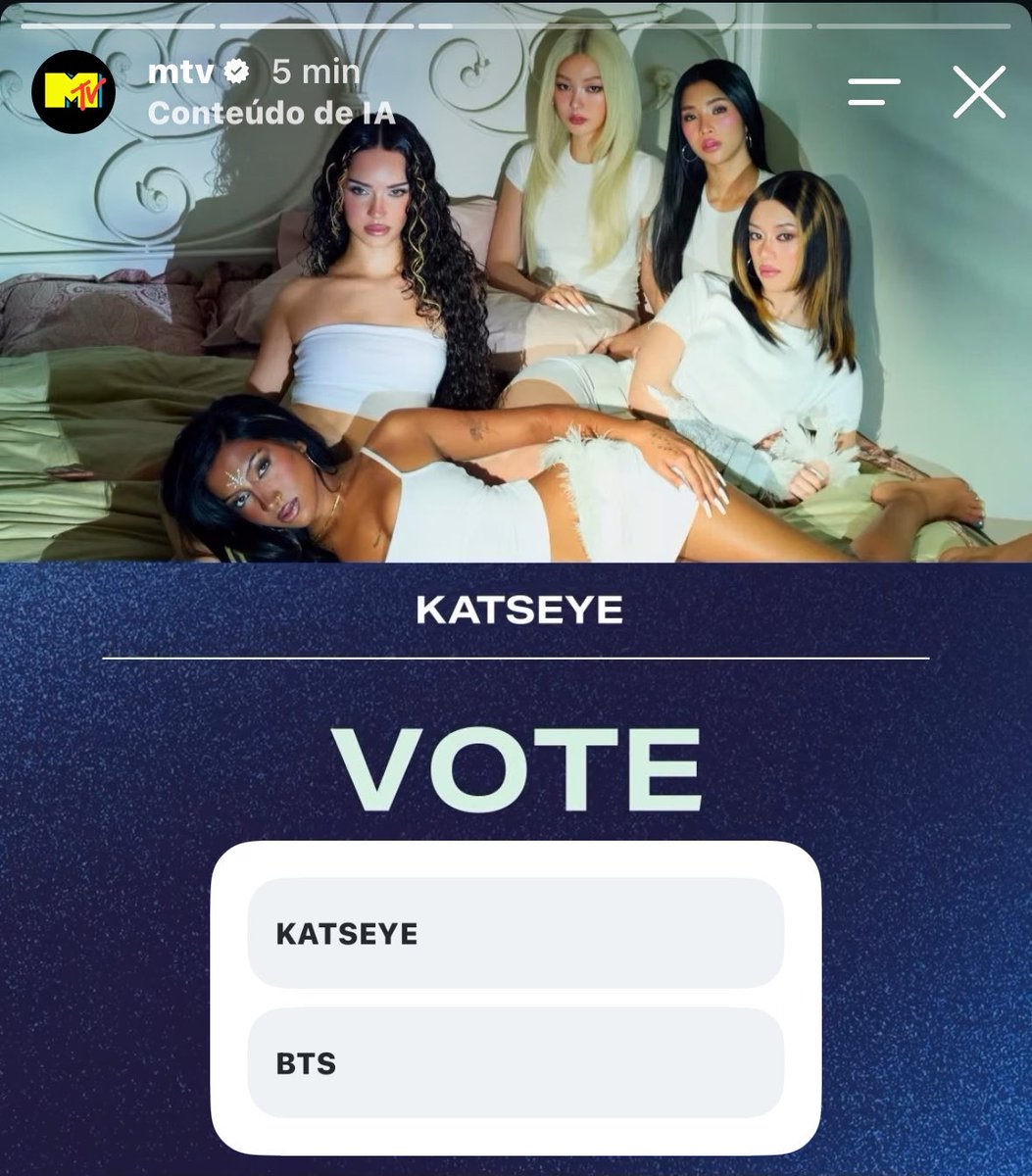katseyeawards's tweet photo. EYEKONS! Vote “KATSEYE” for ‘Best Group’ at #VMAs

Vote here: https://t.co/kgX3dYrg9g https://t.co/P4t2QB5uaW