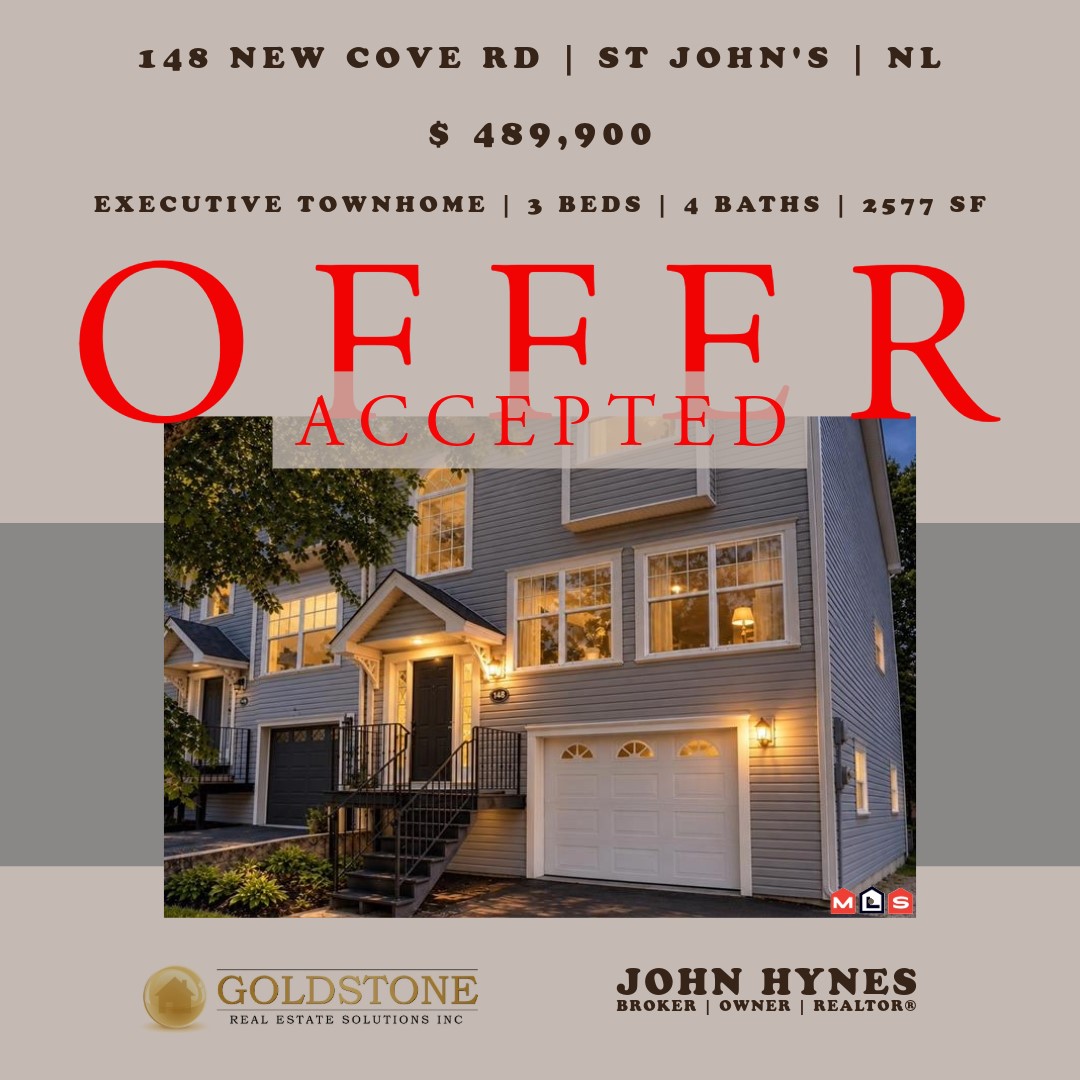 johnfhynes's tweet photo. ‼️ OFFER ACCEPTED ‼️ 

📍148 New Cove Road
St John's, NL, A1A 2C9

🏡Executive East End Townhome / Garage
🛌 3 Beds
🛁 4 Baths
📐 2577 sf

💰$ 489,900    📌MLS 1303031

#goldstone #executivehome #townhome #executivetownhome #excutiveliving #eastend #stjohns #eastendstjohns #home https://t.co/mMaS6WaFdc