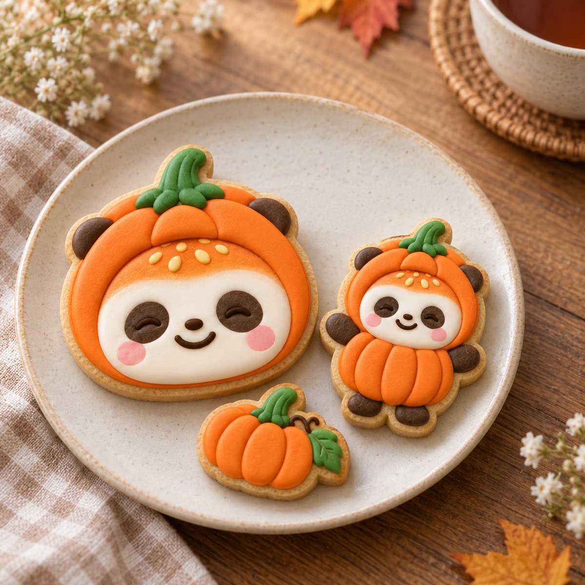 Ameri_Design_'s tweet photo. ＼ NEW プロンプト追加しました！／ 
アイシングクッキー風🍪🤍 風です！風！！
細かいキャラだと精密なアイシングになるかも？ 
良かったらあそんでみてください♪ 
プロンプト集の中にあります〜！！ 
最近はジオラマプロンプトにハマってます。
 ⬇️リプからどうぞ