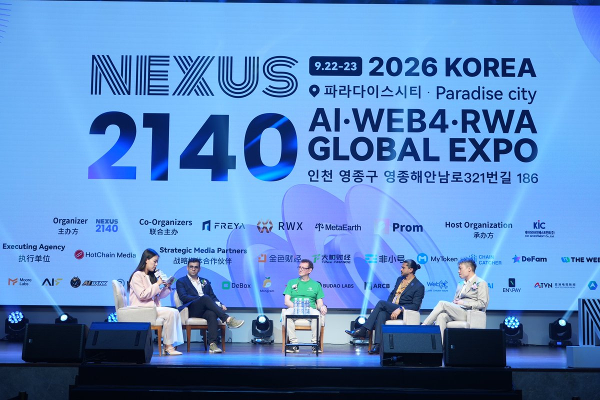 LinFu51648's tweet photo. 🇰🇷 The Meta Earth Korean Node Team is on the ground at the Nexus 2140 Summit exhibition site, jointly organized by the Korean Node community.

We’re here to meet fellow builders, Web3 enthusiasts, and community members, exchange ideas
Let’s connect, share ideas, and make the most https://t.co/6aBs5axqWy