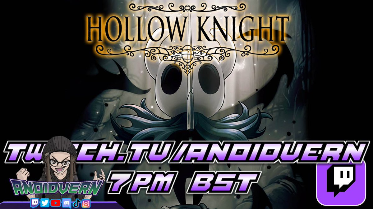 anoidvern's tweet photo. Tonight at 7 PM GMT over on Twitch, we will be playing the Hollow knight multiplayer mod and get raged at by my friend. I hope you can make it 😃https://t.co/lltehLZpmu #stream #twitch #ragegames #hollowknight #Silksong #Hollowkinght #gaming #pc https://t.co/Ko02uEI7pA