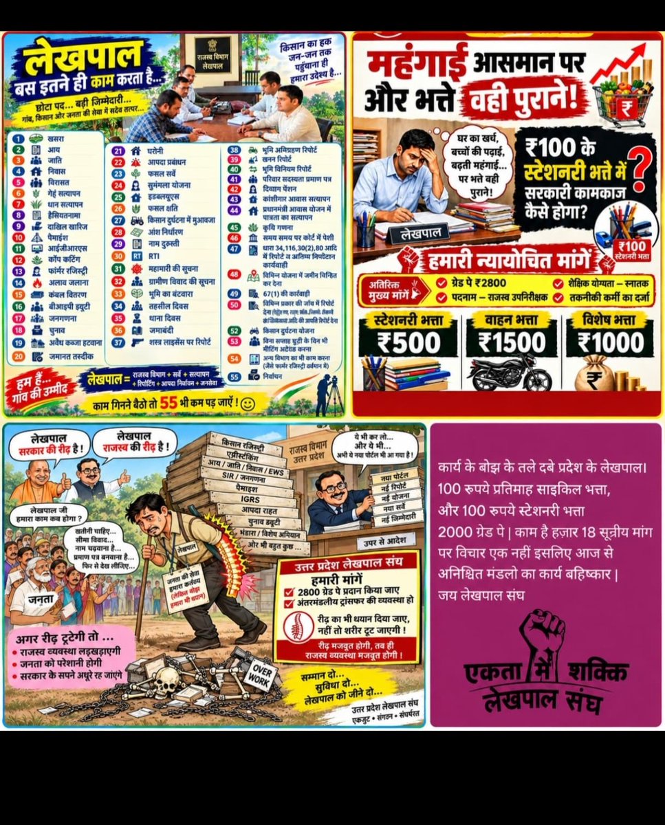 shail2010luck's tweet photo. #लेखपाल_की_जायज़_मांगे https://t.co/7g8kBmDKvg