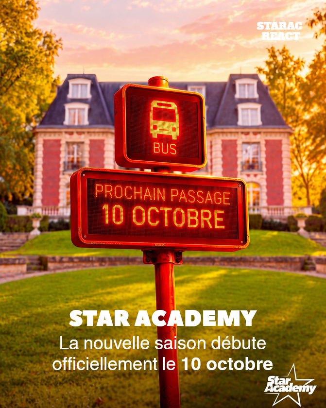 staracreact's tweet photo. Programme de la reprise
10 octobre :
- 21h10 : Prime
- 23h45 : l'arrivée au château
- 00h45 : Live (pendant 30min sur TF1)

12 octobre :
- 17h30 : Première quotidienne
#StarAcademy https://t.co/kte1AE0shi