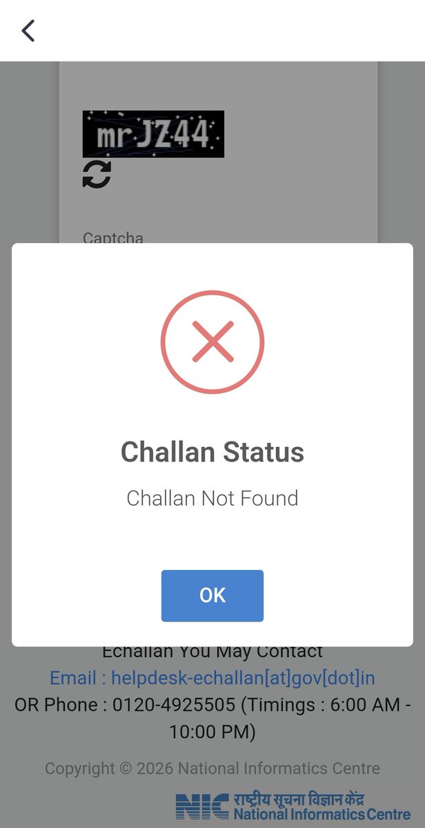 starsuraj's tweet photo. @BiharTransport @samrat4bjp @mParivahanteam
Jai Hind Sir ,
While applying for NOC from Patna RTO there is showing that one challan is pending against my vehicle No 22BH4221B , but while I am going to pay that challan its showing that challan not found .Kindly update in system🙏 https://t.co/QAVY8MDmNk
