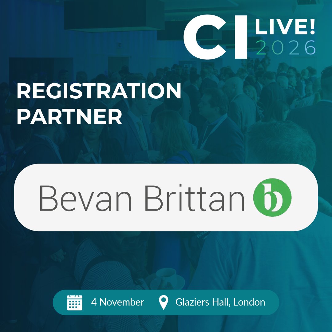 CornwallInsight's tweet photo. Big news for CI Live 2026: Bevan Brittan is joining us as registration sponsor.

The UK top 100 law firm has over 30 years in the UK energy sector and is a market leader on renewable and decarbonisation projects, which fits well with what CI Live is all about.

Nick Fothergill, their corporate partner, will also be speaking on the CI Live panel "What Does the Immediate Future Hold?", looking at the decisions facing the GB power market as Clean Power 2030 ambitions run up against a contested route to delivery, from market design and network investment to planning reform and the pace of decarbonisation.

CI Live returns on 4 November 2026, building on the event last year that brought 250 people from across the sector together to talk honestly about what Great Britain's energy system is up against.

Don't miss out - tickets are selling fast - register here: https://t.co/8HGDKNfN6S