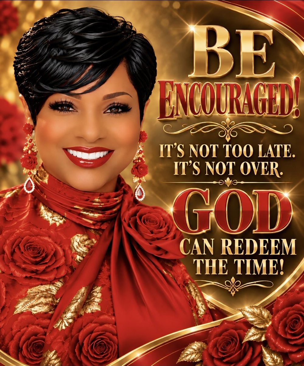 CATISSAKATANIA's tweet photo. BE ENCOURAGED!!! ❤️🌹❤️🌹❤️
GOD CAN REDEEM THE TIME!!!
#ALLGLORYTOGOD #GODISGOOD 
#THANKFUL #GRATEFUL #BLESSED https://t.co/FzGjQduZQI