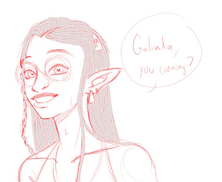 Patrine_PJ's tweet photo. #Elphaba sketch >:)) https://t.co/pd9a55kZ70