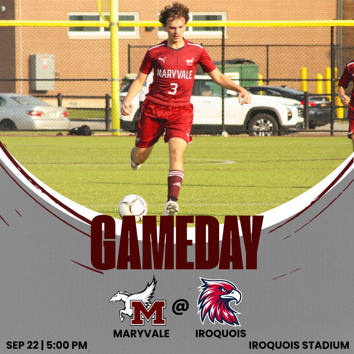 MaryvaleSoccer's tweet photo. Flyers are back in action tonight as we travel to Iroquois in a divisional matchup #GoFlyers https://t.co/Y5moIx65l4