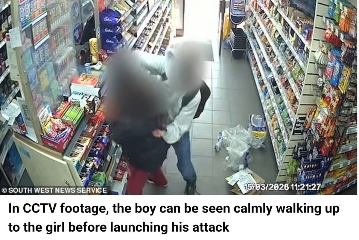 CopperCation's tweet photo. He followed her into a shop and then stabbed her just because she said NO. Then our woeful justice system treated her like collateral damage and him like the one who mattered.

This 14 yr old boy became obsessed with a girl at school after she ended it and refused to date him. He then harassed her on fake accounts, waited in a car park, followed her into a shop with a kitchen knife and stabbed her in the neck, face and hands in a frenzied attack. When the shopkeeper tried to stop him, he stabbed him in the back too. Luckily, she managed to run away. 

The sentence? A PATHETIC 12 month referral order and a three year restraining order for a premeditated and calculated attack. 

No custody. 

The judge described it as "very troubling", but then decided he wasn't a danger because he's "still young" and "capable of learning." The girl now flinches when someone lifts a hand near her. She has nightmares. She won't walk outside alone. If that was my daughter I can't write here what I'd do. 

But that's the takeaway message here and in cases similar, that her trauma is an unfortunate side effect whereas his future is the priority.

If that sentence makes your blood boil like it did mine then you can ask the Attorney General to review it as unduly lenient. Anyone can do this and you have 28 days from sentencing (on 21 September so until around 19 October) to do this. It takes 5 minutes to do and by law, each one has to be reviewed. 

Ask for a Crown Court sentence to be reviewed:
https://t.co/8SJsu2KnAj

Name: Un-named 14 yr old boy
Sentencing date: 21/09/26
Court: Bristol
Crime: Wounding with intent
Reason: This was a planned public knife attack where yhe offender waited for the victim, followed her into a shop armed with a kitchen knife, stabbed her repeatedly to the neck, face and hands after she refused a relationship, then stabbed the shopkeeper who tried to intervene. The victim has been left with lasting trauma and fear. This does not make a referral order an adequate response to a premeditated stabbing in a public place that could easily have been fatal. The sentence treats the offender's rehabilitation as the central concern and the victim's harm as secondary. It falls outside the range reasonably available for this offending.

@Wommando