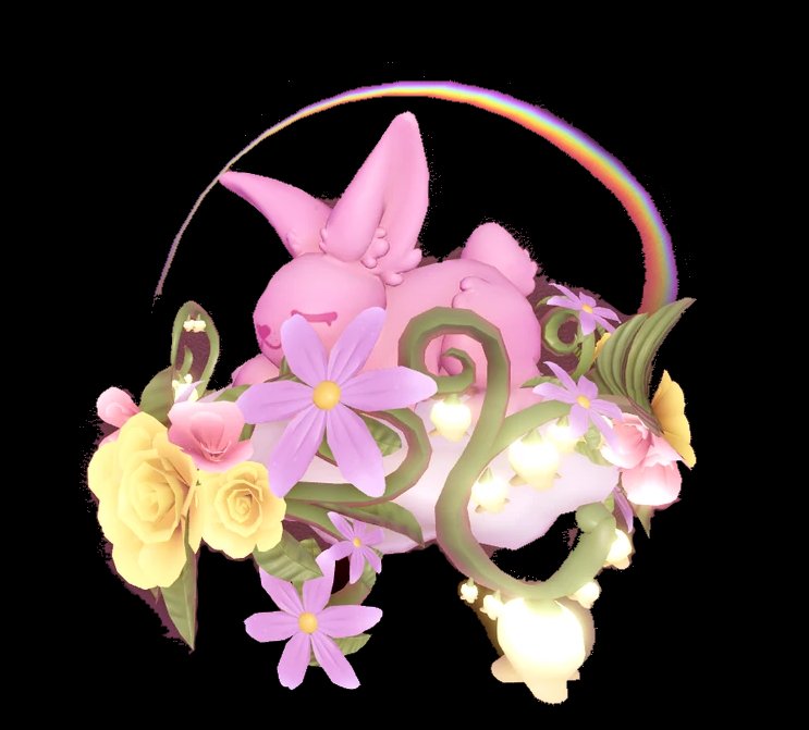 iran3451's tweet photo. this is my favorite Royale High halo :3
not only is it my first fountain halo that i won, i also love the bunny that you can hold and pet https://t.co/aZ6835NTuW