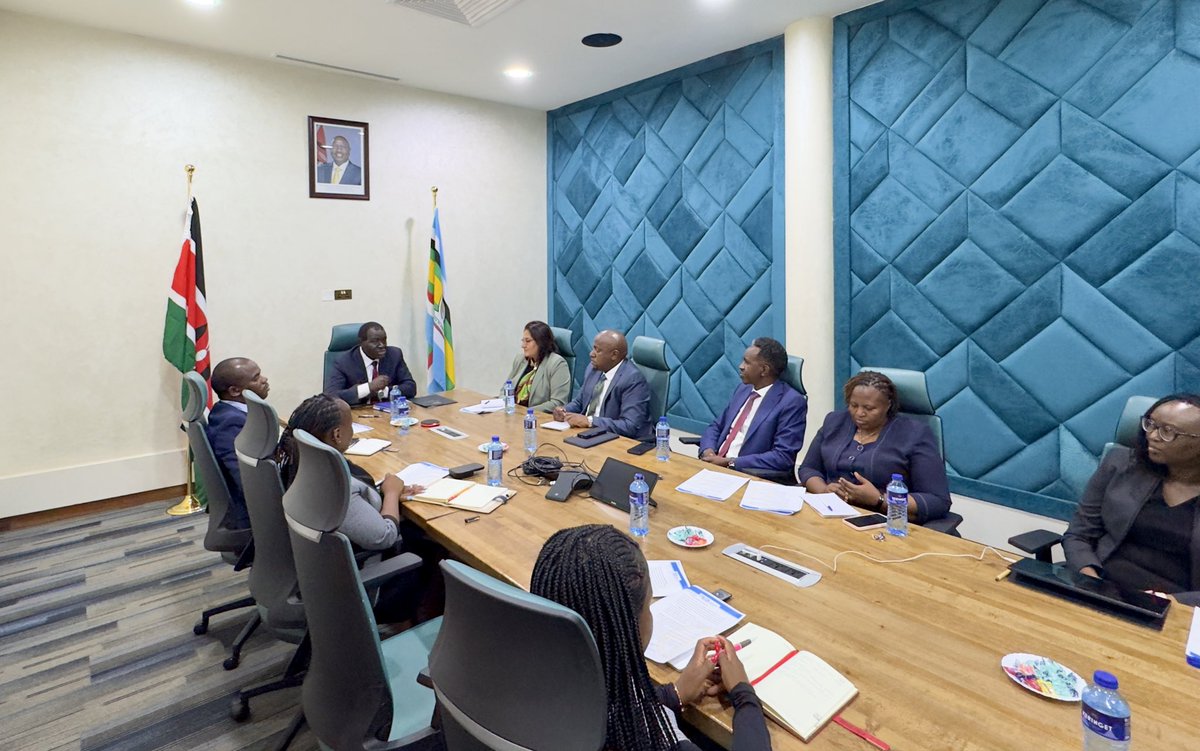shadrack_mose's tweet photo. The Board of Directors of the Nairobi Centre for International Arbitration paid me a courtesy call at my office. The Board was led by the Chairperson, Ms. Rina Chatrath, accompanied by Directors - Mr. Samuel Nderitu, Hon. Mary Otindo, Ms. Mirriam Bomet, QS Saili Malonza, CPA Nancy Manyara and Ms. Kanini Nthiga. 

I was briefed on the mandate and achievements made by the Centre as well as the strategic direction taken by the Board in positioning the Centre as the leading arbitral institution in the region. This includes the Nairobi Arbitration Week scheduled for 1-5 March 2027, the constitution of the Arbitral Court and the push for the enactment of the Arbitration (Amendment) Bill, The Construction Adjudication Bill and The Dispute Resolution Bill.
