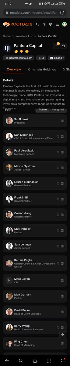 PonyGoWeb3's tweet photo. Matt Gorham, Partner at Pantera Capital, officially joins PonyGo as Chief Marketing Officer.
All credentials are fully verifiable and publicly recorded on the authoritative Web3 data platform RootData.
Top-tier institutional strength empowers PonyGo’s global Web3 financial aggregation ecosystem!
 @PanteraCapital
#PonyGo #PanteraCapital #Web3 #RWA