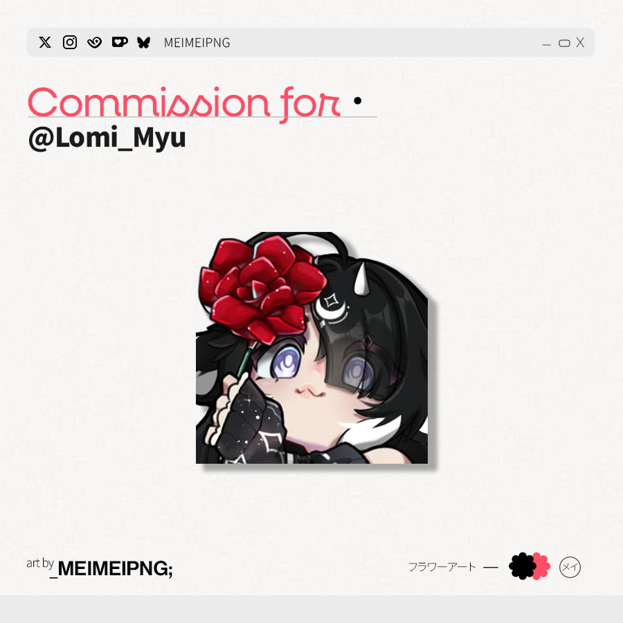 meimeipng's tweet photo. Flower comm for @Lomi_Myu 
Thank you for commission me .ᐟ

♡ + ↻ appreciated

━━━━━ ⋯ 🌹 ⋯ ━━━━━

#VGenComm ୨୧ #commissionsopen ୨୧ #Lomillustrate https://t.co/zyF6Evplo9