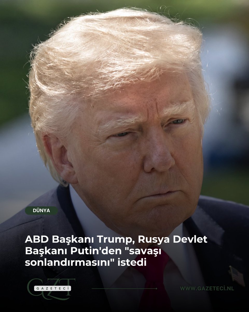 GazeteciNL's tweet photo. ABD Başkanı Trump, Rusya Devlet Başkanı Putin'den "savaşı sonlandırmasını" istedi

Haberin detayları: https://t.co/UUXEW2Kmmf

#DonaldTrump #Putin #gazetecinl #Rusya #ABD https://t.co/n62B4hcpGG