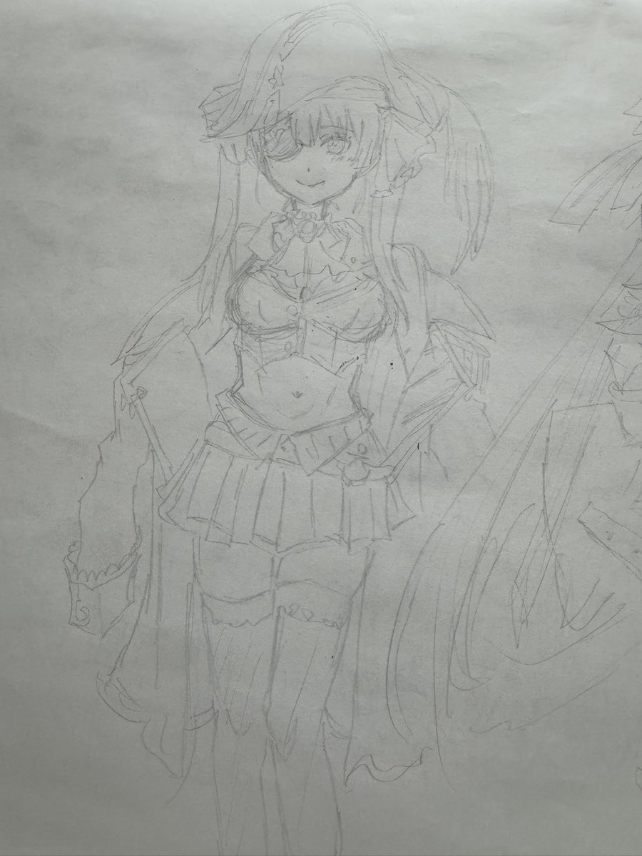 MeLMeL_sub's tweet photo. #マリンのお宝 
初描き！いつみてもかわちこでち https://t.co/LF4dLNOgy9