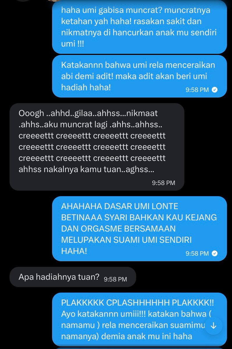 Csofficial35524's tweet photo. need wanita alim lonte yang siap jadi budak CS BLASPHEMY UMI &amp; anak 😈
#chatseks #chatsex
#hijablonte
#hijabbinal
#lontealim
#ibuanak https://t.co/R0L4gH1yDB