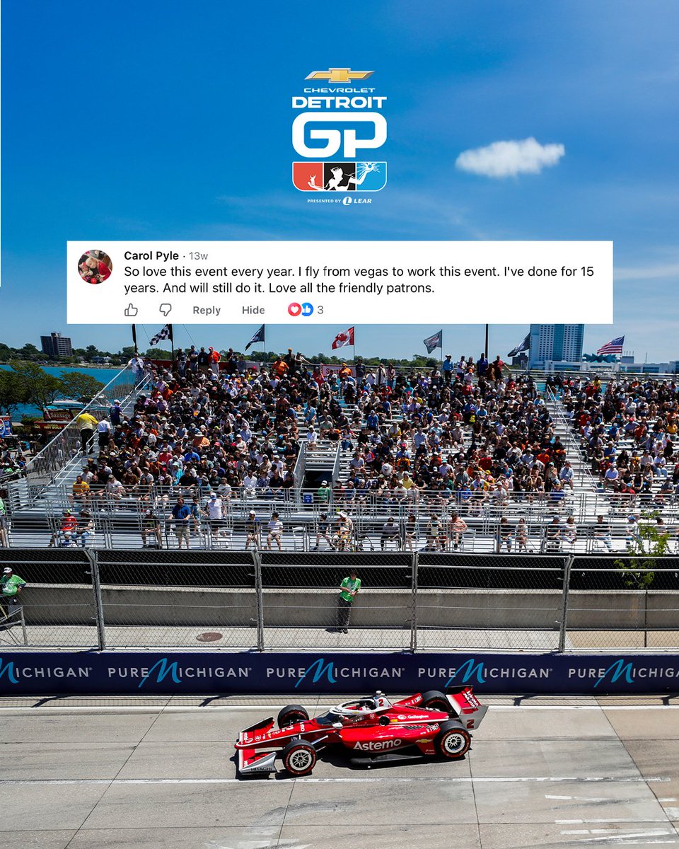 detroitgp's tweet photo. We love shining the light on Detroit every year and can’t wait to rev up the Motor City again next summer! https://t.co/HHOajql57d