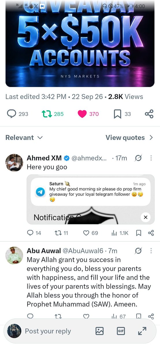 S_Adamjr's tweet photo. @ahmedxm01 @NYSMarkets 1% CHANCE, 99 % HOPE &amp; FAITH @ahmedxm01 🤲 

In Sha Allah, Bi'iznillah..... 
I will be rewarded for all the unspoken battles and hidden sufferings🙏

@Investoryus @gayubtc @yahayacrypto https://t.co/QZQ43cGWED