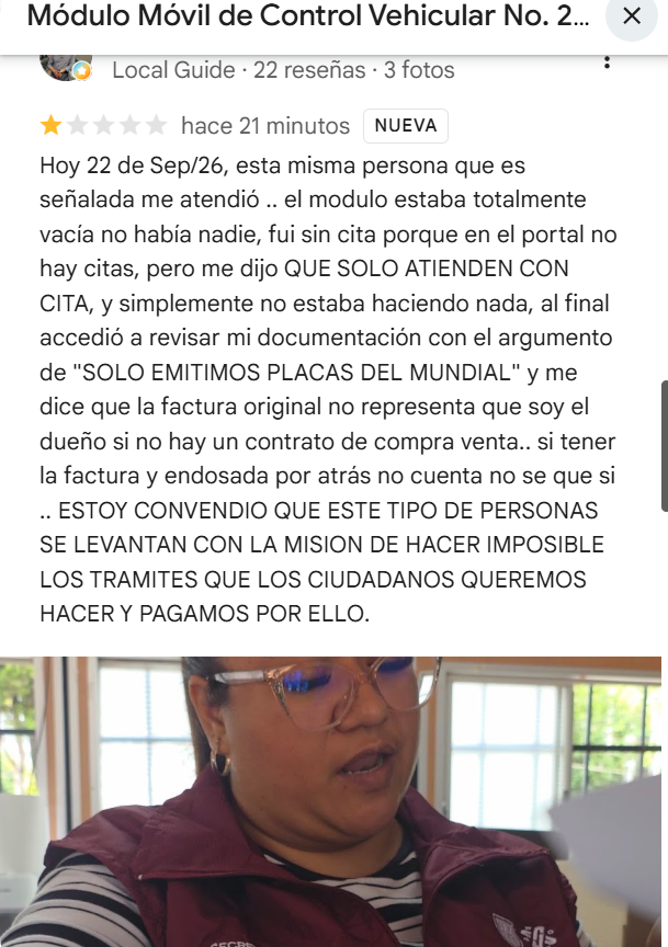 mallines's tweet photo. @AlessandraRdlv  @Semovi_CDMX @LaSEMOVI @Claudiashein @AlcCuauhtemocMx   Enserio el prototipo y empleado promedio del gobierno tiene que ser DESPOTA, MAL ENCARADA y con ganas de JODER A TODOS? no es posible que en lugar de ayudar no quieran trabajar

@nmas @nmasforo @ImagenTVMex https://t.co/99Qnpb7SfL