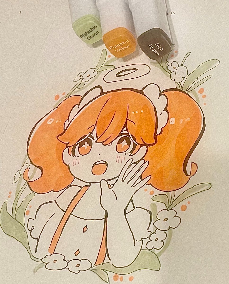 basma109rin's tweet photo. 試し書きサニパポエットちゃん https://t.co/gsGBGqnaKL