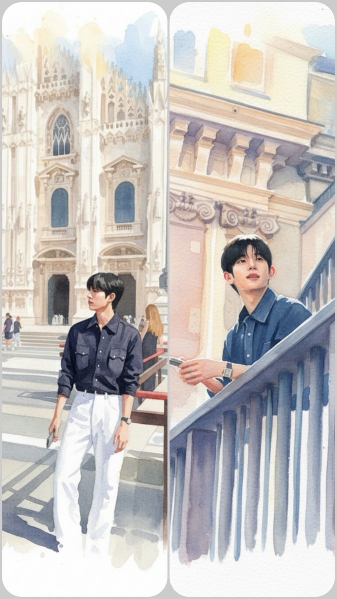 KykioLinh25's tweet photo. Milan đẹp như 1 bức tranh vì có em ở đó 💜🍀

#PARKSIWOOINMILAN
#PARKSIWOO
#박시우 https://t.co/avrRU1zGo5