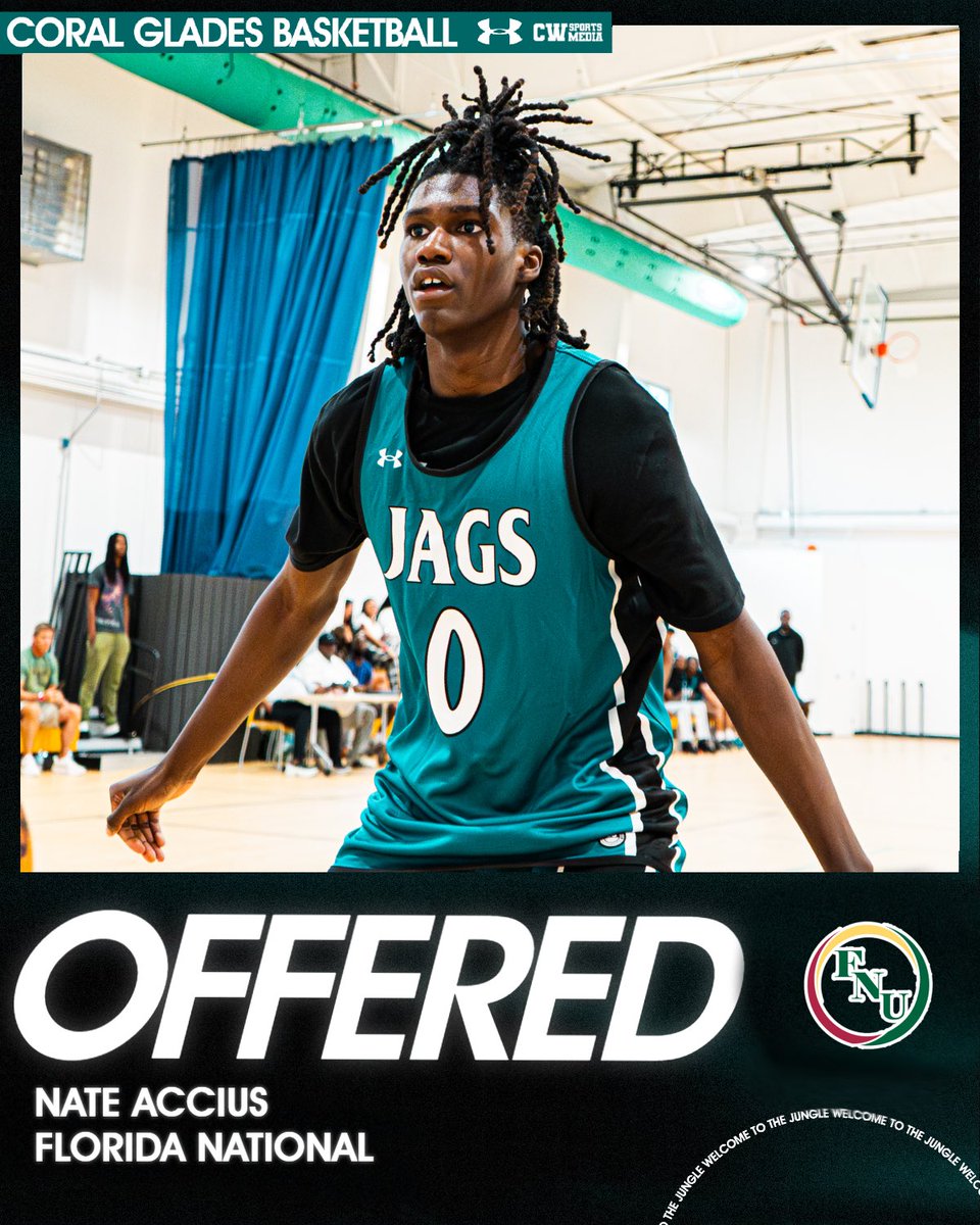 cghs_jags_hoops's tweet photo. We would like everyone to join in on congratulating ‘27 Nate Accius @nateaccius on receiving his 7th official offer from Florida National University (NAIA)! Thank you Coach Pressman & Coach Dee for believing in our guy!
#DoItForStanley #TougherTogether #WEoverME #Culture #Family https://t.co/6DNR9tR5pk