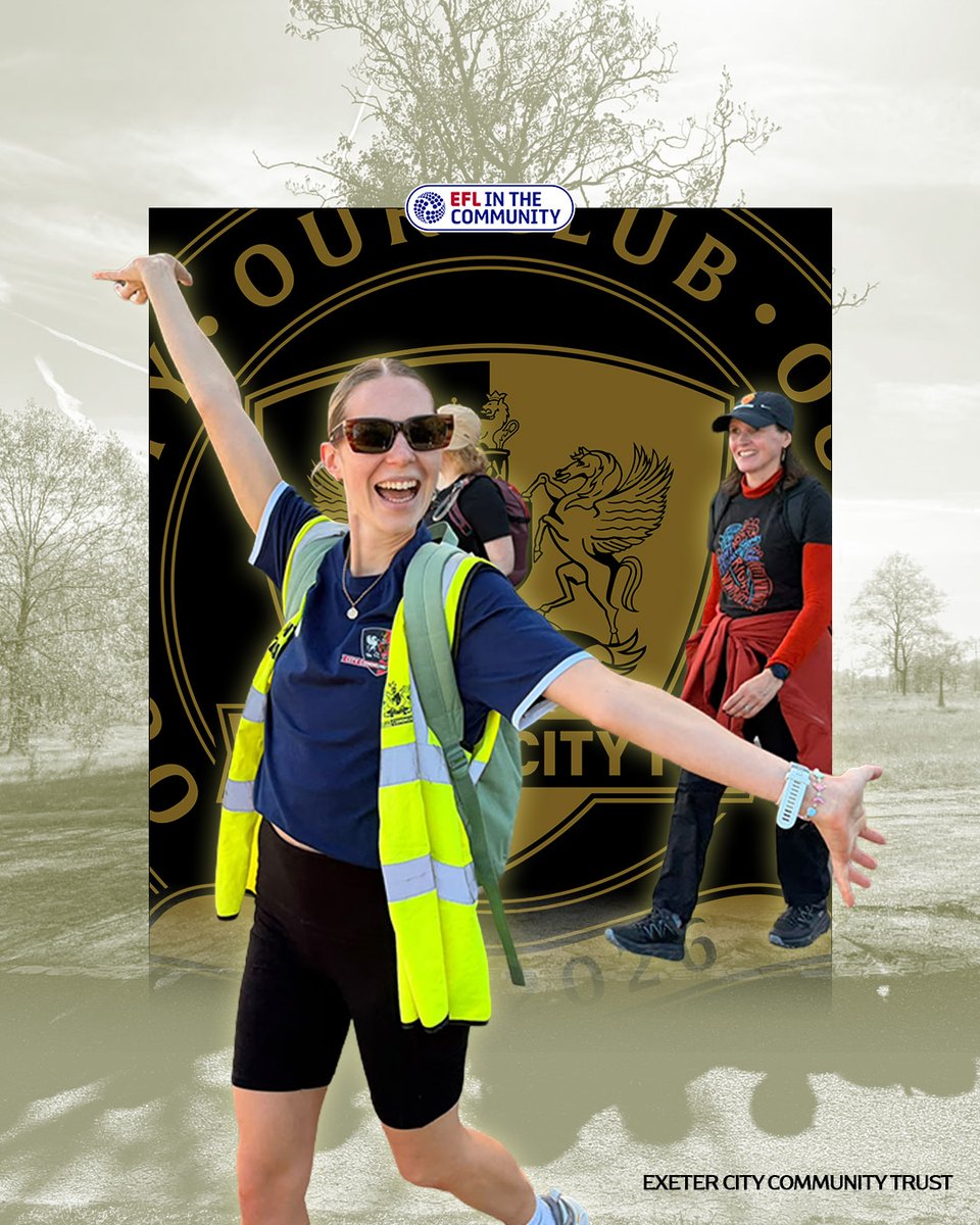 EFL's tweet photo. 783 miles, 58 walkers, one brilliant effort. 👏

@ExeterCCT | #EFLintheCommunity https://t.co/DDl4fcXQtA