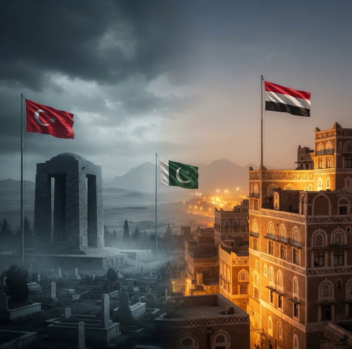 basemmusaoa2's tweet photo. ياتركيا لا تتركي اردوغان ، يـــــرجع بك ورى
ويسوق جيشــك مثل ذي قبله طريق المقبره

وقولي لباكستان ، تتعــــــبّر من اللي لك جرى
يوم الفرح في وسط صنعا ، والعزى في انقره

#باسم_مساوى
#التصعيد_بالتصعيد https://t.co/cuLMTVXDLL