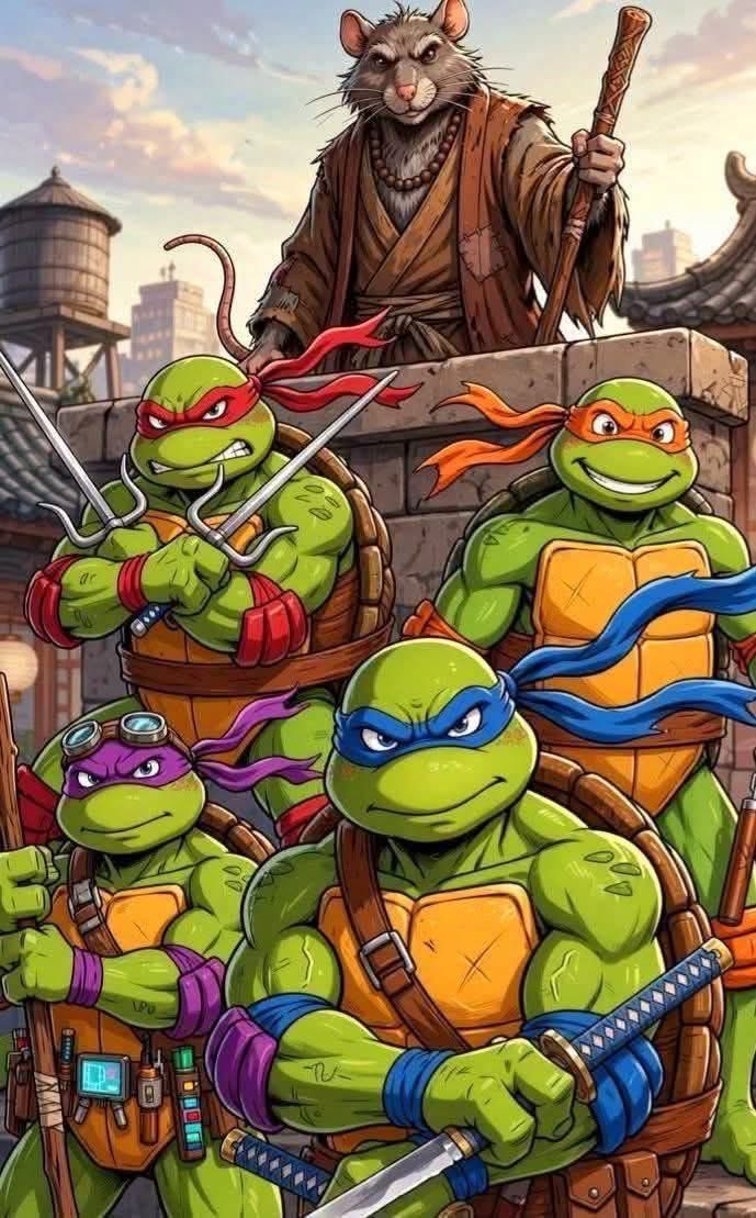 NinjaTurtleLair's tweet photo. Do you guys think a cartoon @TMNT series based off of the 1987 animation, would do good today? Maybe a revamp with animation,but bring back the original voice actors.. if we absolutely had to have new voice actors, that would be ok. https://t.co/0jlJNmvYQ8