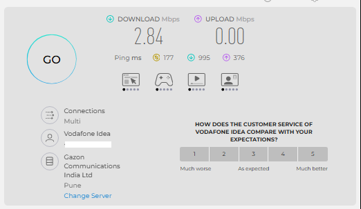 cyberNewsman24's tweet photo. We can keep 2.84 MBPS download speed (on #4G) aside for a minute. But dear team @ViCustomerCare
0 MBPS upload speed is unacceptable. This is the situation in #Pune #ITHub Dear @TRAI : Please start accepting kickbacks from citizens as well & take consumer complaints seriously https://t.co/2DLgjrzZ8F