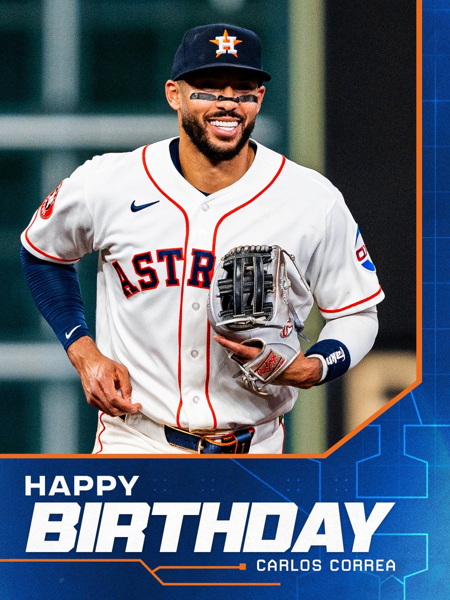 astros's tweet photo. ¡Felicidades, Carlos! 🎂 https://t.co/oPGwqvxjnU