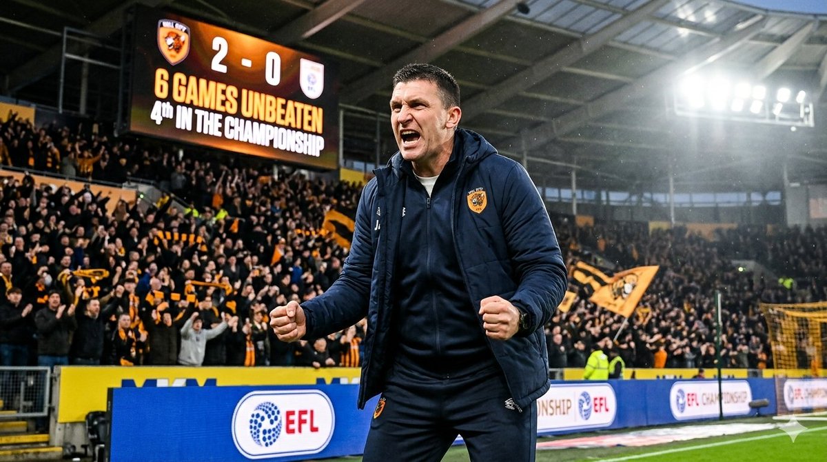 hadzic32's tweet photo. Hull City pod Sergejem Jakirovićem za sada igra iznad očekivanja. Četvrto mjesto i bez poraza nakon šest kola — zaista odličan početak.⚽️
Bit će zanimljivo vidjeti mogu li nastaviti u ovom ritmu i u narednim utakmicama.
#HullCity #Jakirovic #EFLChampionship #Championship #Fudbal https://t.co/iJyoAv7gXw