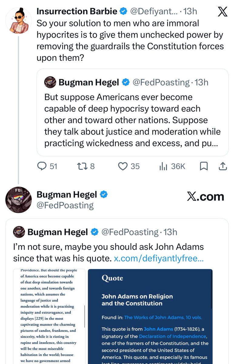 memeticsisyphus's tweet photo. This is incredible stuff, she keeps taking the bait…. https://t.co/ZQRZ6h2wiE