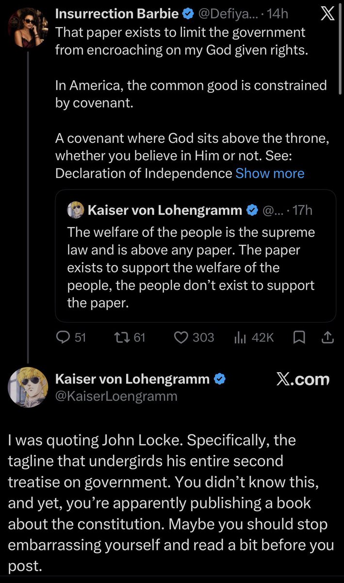 memeticsisyphus's tweet photo. This is incredible stuff, she keeps taking the bait…. https://t.co/ZQRZ6h2wiE