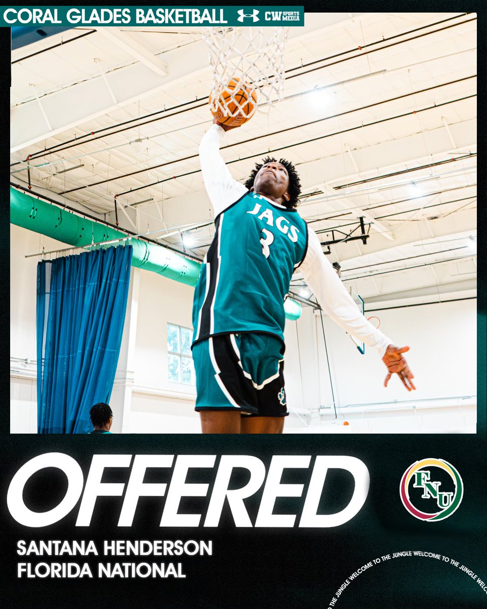 cghs_jags_hoops's tweet photo. We would like everyone to join in on congratulating ‘27 Santana Henderson @santana_g3 on receiving his 1st official offer from Florida National University (NAIA)! Thank you Coach Pressman & Coach Dee for believing in our guy!
#DoItForStanley #TougherTogether #WEoverME #Culture https://t.co/f4uJCEpNrr