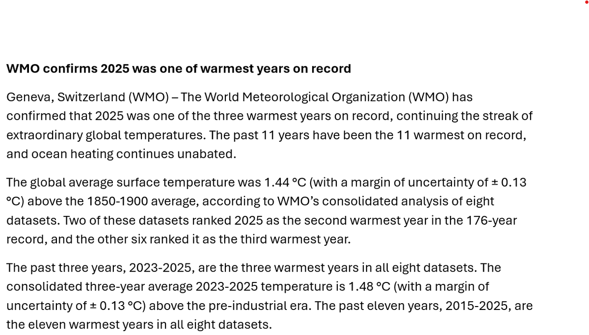 ddale8's tweet photo. President Trump has been casually asserting, including this morning at the UN, that people realized they couldn't use the phrase "global warming" anymore because they realized the planet was actually "cooling, not warming." He makes no acknowledgment of the ongoing global warming that people very much still discuss even while also referring more broadly to "climate change."
https://t.co/tHJ5VO9ixa https://t.co/W1CoYsJz6u