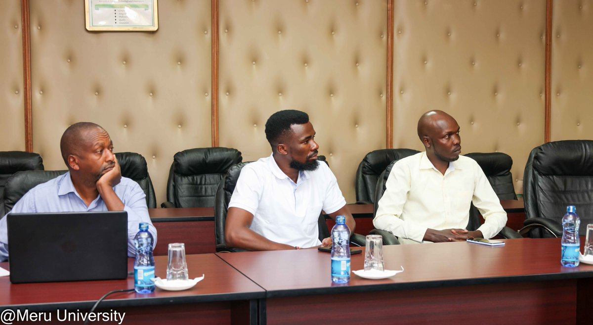 MeruUniversity's tweet photo. MUST is exploring new frontiers in aviation, drone technology, AI, research, innovation & Computer Science!

Through potential collaboration with Customized Aviation Solutions (CAS), MUST is exploring opportunities to strengthen hands-on training, applied research, industry engagement and future-ready skills.

Led by VC Prof. Romanus Odhiambo, PhD, the engagement brought together University staff and a CAS delegation that included MUST alumni and former student leaders Emmanuel Wafula & Vincent Kiru.

From academia to industry, and from ideas to real-world solutions, MUST continues to build partnerships that connect talent, technology and opportunity.

The future shines bright for those who embrace technology today!

@GenKirui  @EmmanuelJWafula   
#MUST #Aviation #DroneTechnology #AI #Innovation #Research #ComputerScience #FutureReadySkills #IndustryAcademiaCollaboration
