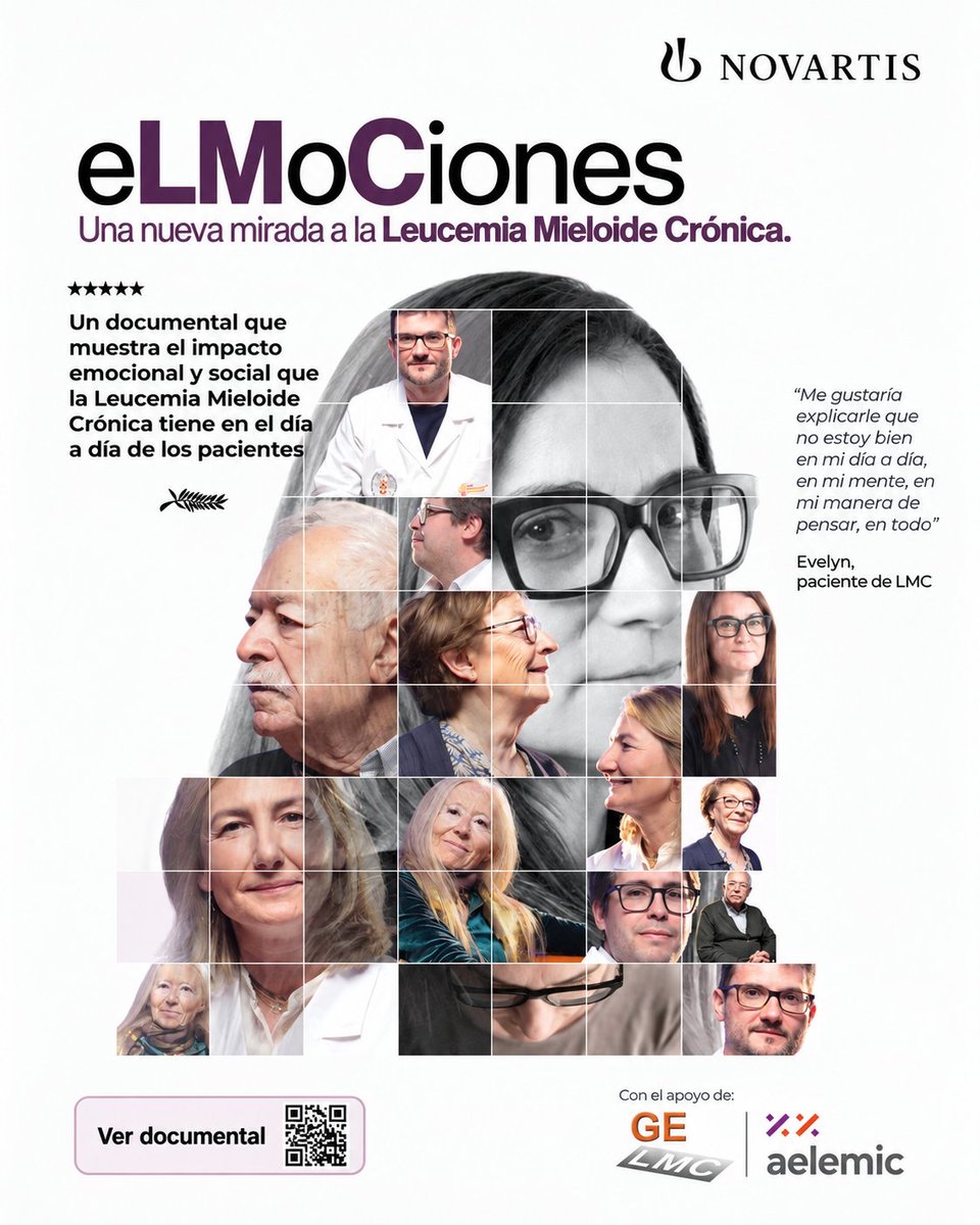 fep_pacientes's tweet photo. 🧡 Hoy, #DíaMundialLMC se estrena eLMoCiones, iniciativa de @aelemic con el apoyo de @NovartisSpain y el GELMC, acerca las miradas de pacientes y especialistas para ayudarnos a comprender como es vivir con #LMC

Descubre el documental:
https://t.co/n4VM0dCrya https://t.co/LSimliMuhj
