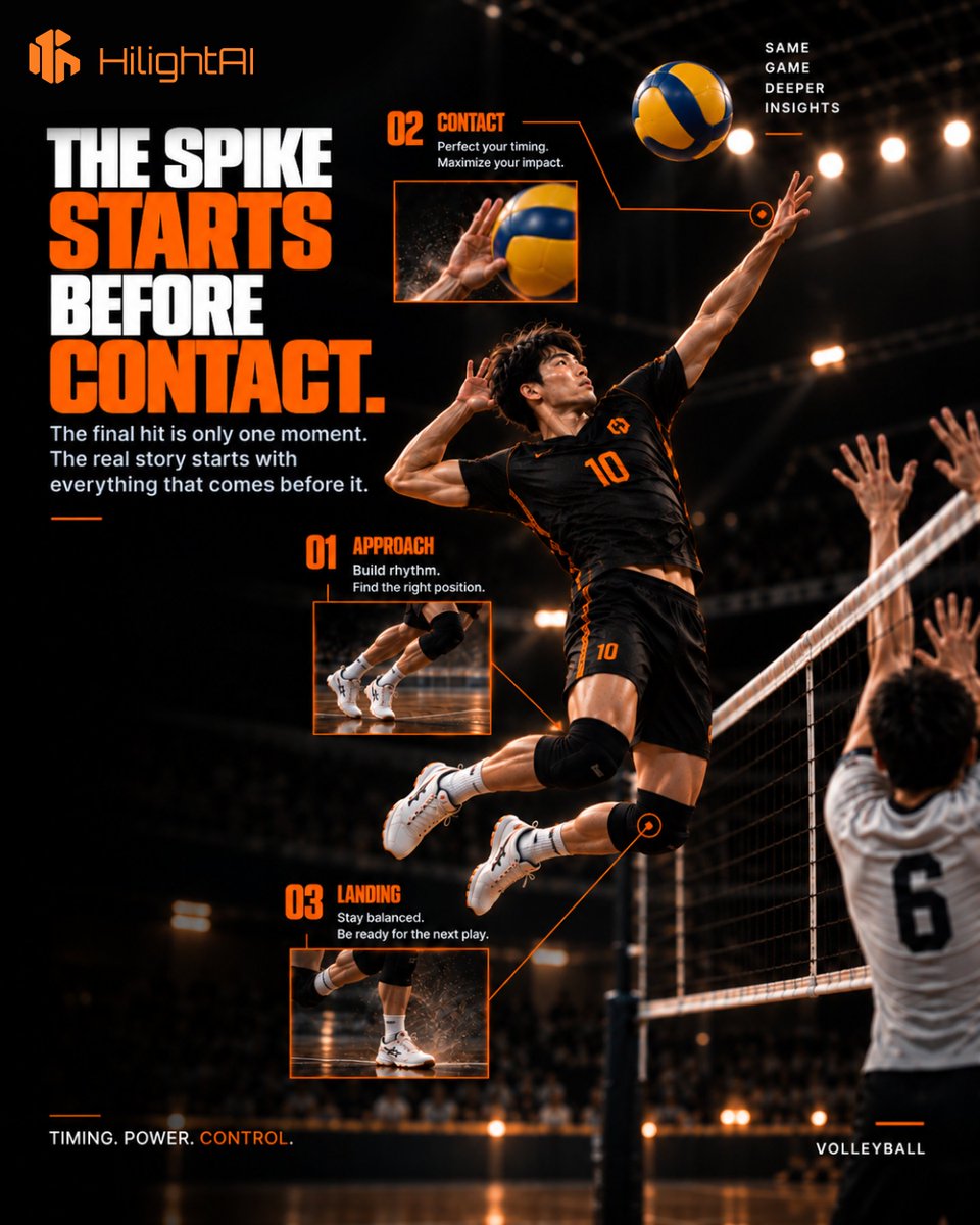 HiLight_AI's tweet photo. Build the Attack. Understand Every Move. 🏐 | HiLightAI
 
Discover how HiLightAI can help you analyze your game and improve every session. 🚀

#HiLightAI #Volleyball #VolleyballTraining #VolleyballPerformance #SportsAI #AIAnalysis #SportsAnalytics #PerformanceAnalysis #Analysis https://t.co/9N4Eco3nEk