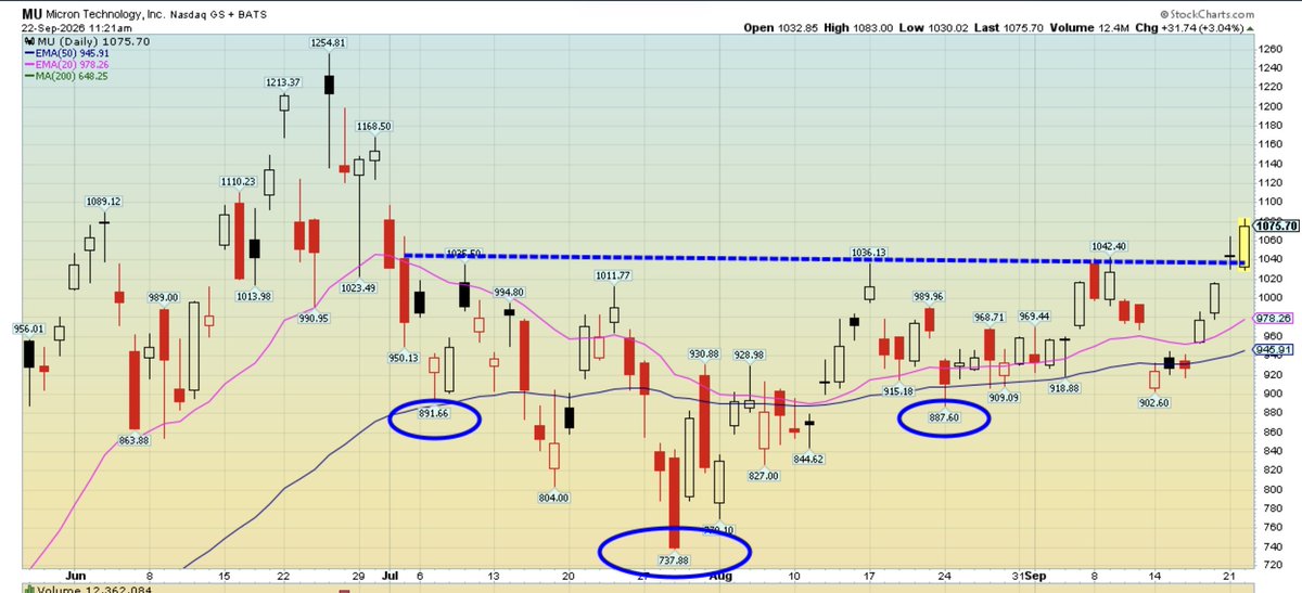 thechartdr's tweet photo. $MU Micron. Smart money options flow and a nice chart. #Priceless https://t.co/toYvlunYg4