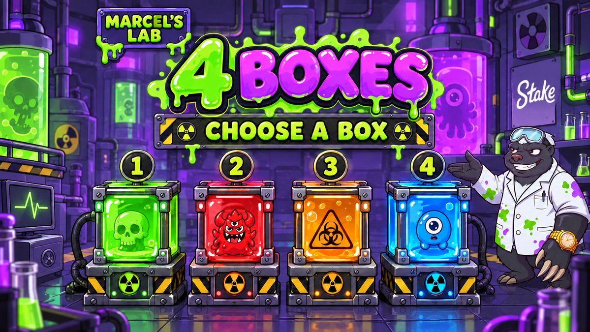KishtaLabs's tweet photo. 🎁 Win a random feature on Marcel’s Lab

To enter, reply with:
▫️ Your box number (1-4)
▫️ Your @Stake username

Which box are you choosing? 👇 https://t.co/sGgHWJe8nd