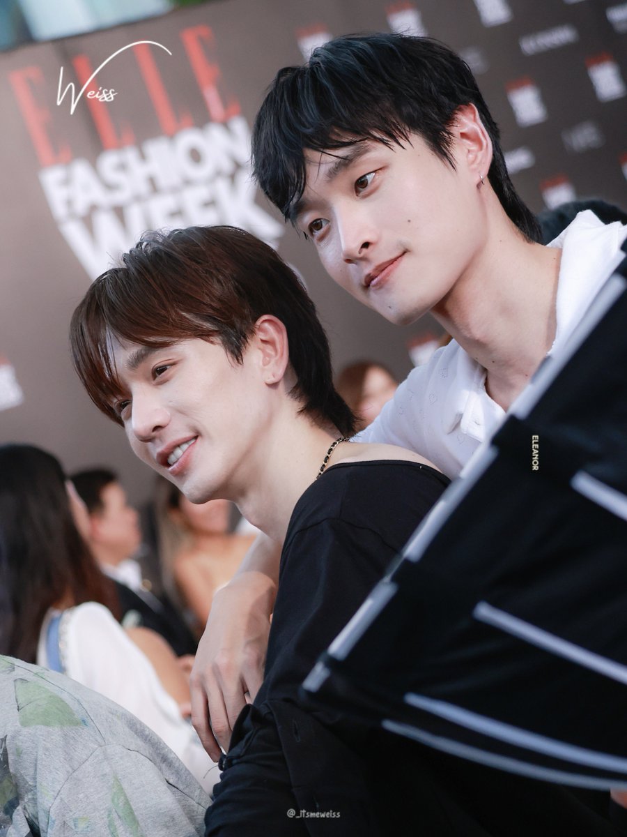 boyslovehub's tweet photo. The hottest couple right now, BossTong, turn heads at ELLE FW. #ELLEFashionXNour https://t.co/gVPzO3URqw
