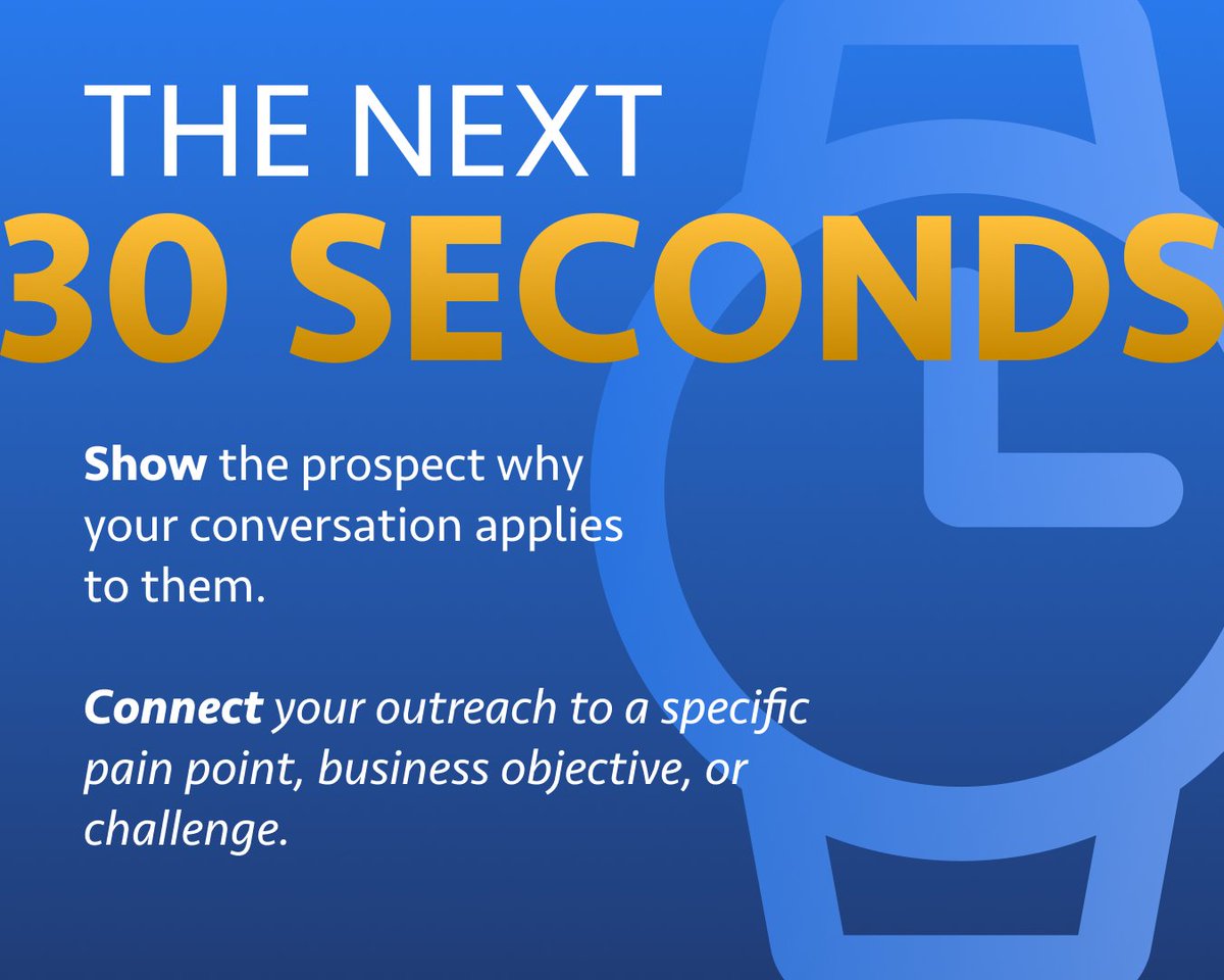 EBQuickstart's tweet photo. The 3-30-3 rule gives BDRs a simple framework for turning those first moments of a prospect interaction into meaningful conversations: capture attention, build interest, and earn the next step.

Read more: https://t.co/ZLDIEXiM6A

#B2BSales #SalesProspecting #ColdCalling https://t.co/qTibvvvBf2