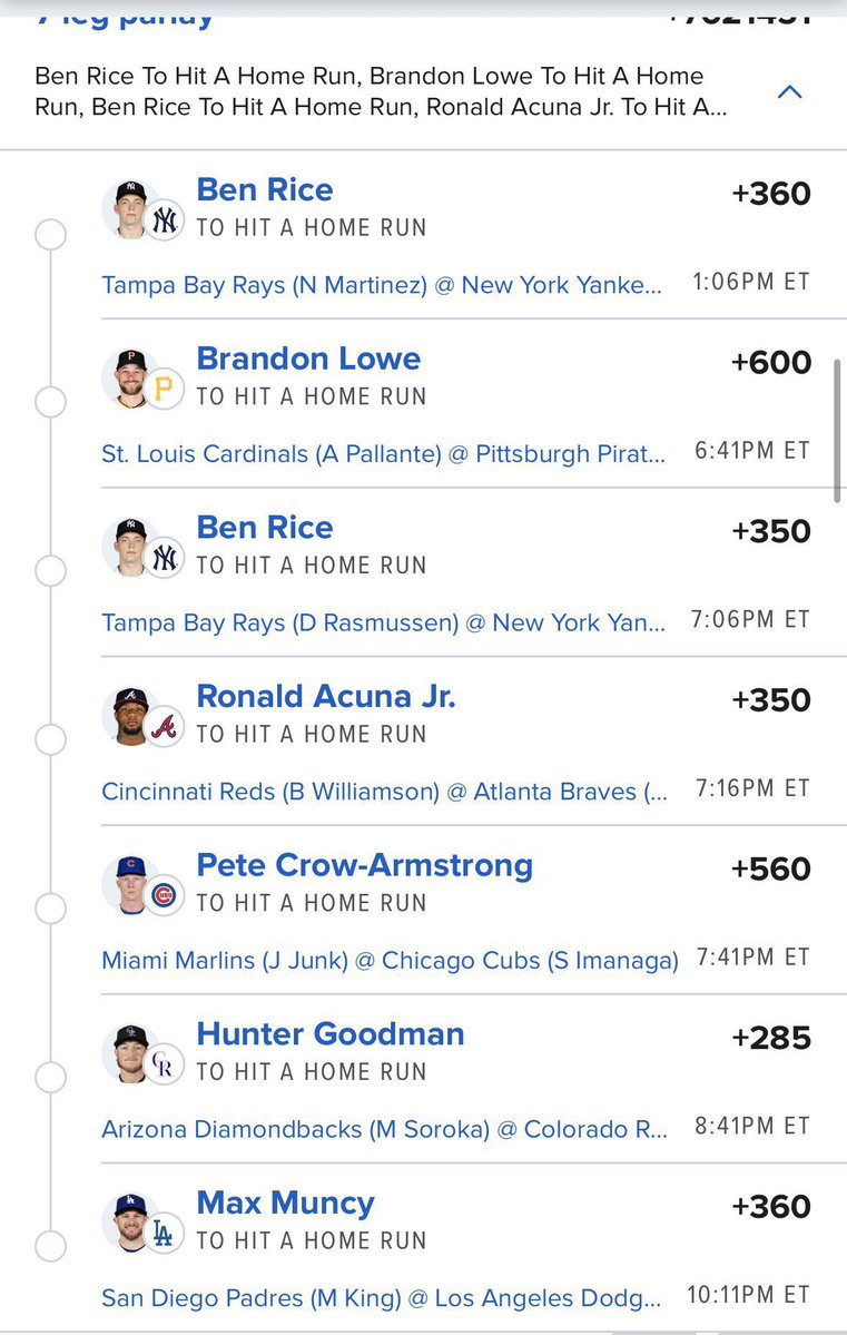 AchaJereme1's tweet photo. DINGER TUESDAY 💰⚾️🚀

@Playbook https://t.co/930aUhPz4C