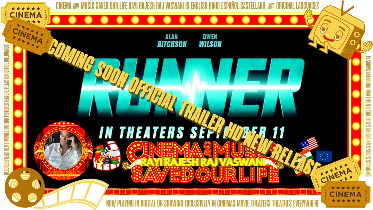 RayiRajeshRaj's tweet photo. #Runner #RunnerMovie #AlanRitchson #OwenWilson https://t.co/Q9OXdZM7xc #MegaBlockbuster #BoxOffice #DineInCinema #MovieBuff #Cinephile #NowShowing #NowPlaying #MovieNight #TheaterExperience #Exclusively #Only #InCinemas #InTheaters #InTheatres #Everywhere #SoloEnCines https://t.co/bg6OiPyGsw