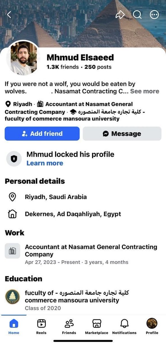 ksa_90x's tweet photo. مقيم مصري اسمه محمود السعيد، مقيم ب مدينة الرياض
يعمل ك محاسب في شركة نسما  للمقاولات العامة. كما هو موضح ف حسابه،، 
يسئ للسعوديين والوطن يمجد الحوثي. وايران، https://t.co/vlGC5KjHUy