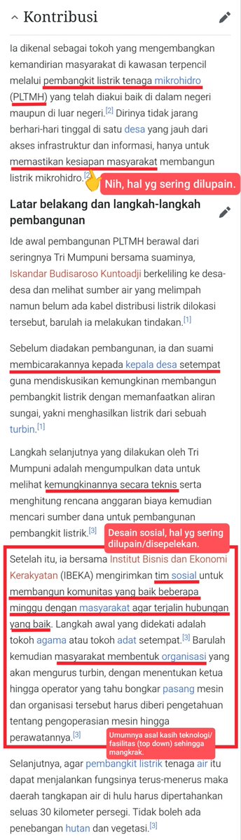 gumpnhell's tweet photo. Mbak ini belum tau ttg Tri Mumpuni, "Wanita Listrik" yg dpt berbagai penghargaan dunia krn kontribusinya dlm pemberdayaan listrik mandiri di 80-an lebih lokasi terpencil di Indonesia (&amp; Filipina).

Dia alumni progdi Sosial Ekonomi Pertanian IPB. Studi lanjutnya juga soshum. 🤣 https://t.co/UBzsRg7wfi