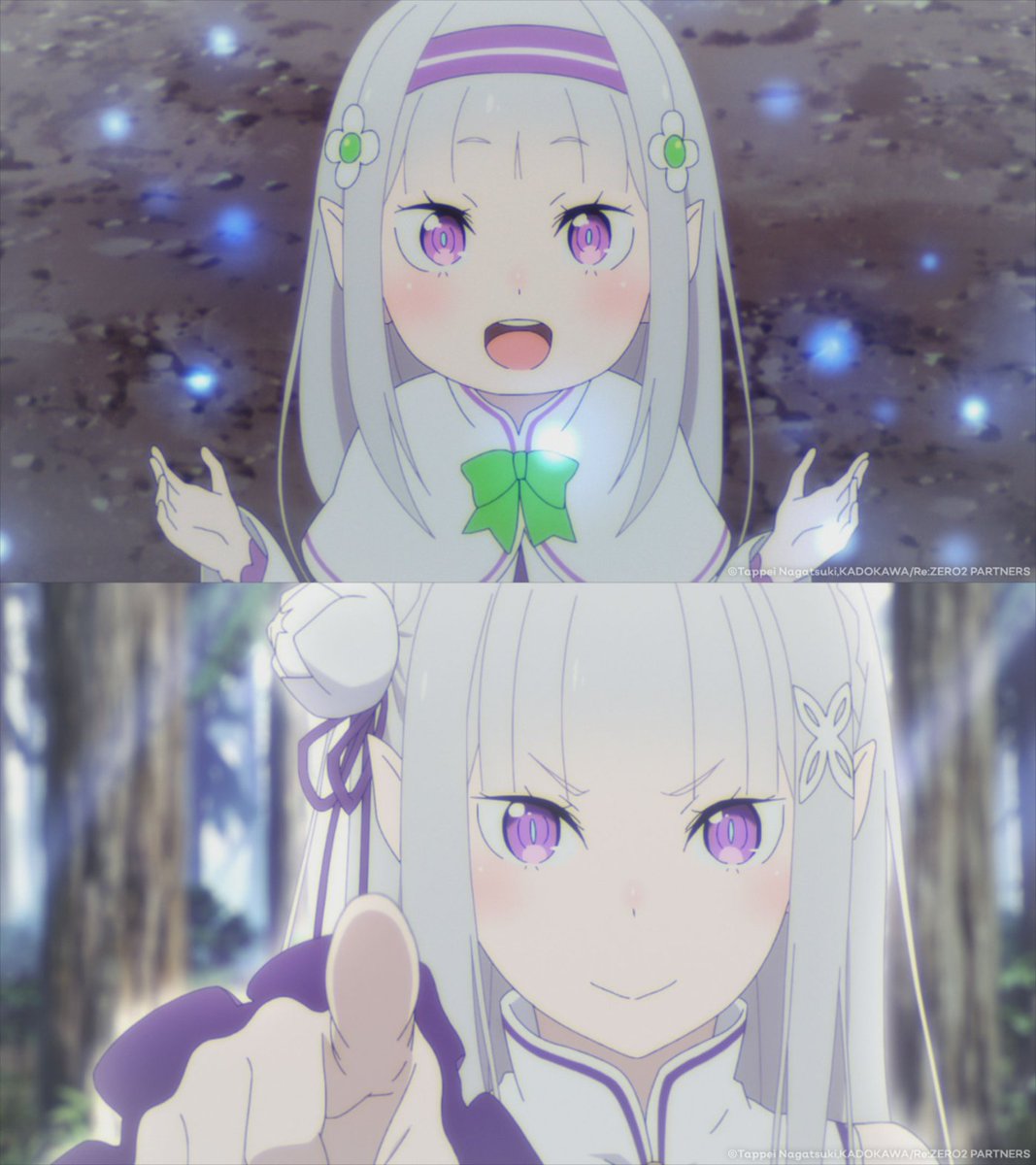 Crunchyroll_fr's tweet photo. La fille à l’âme la plus douce. Joyeux anniversaire, Emilia ! 💜 https://t.co/OvOkQaFqYM